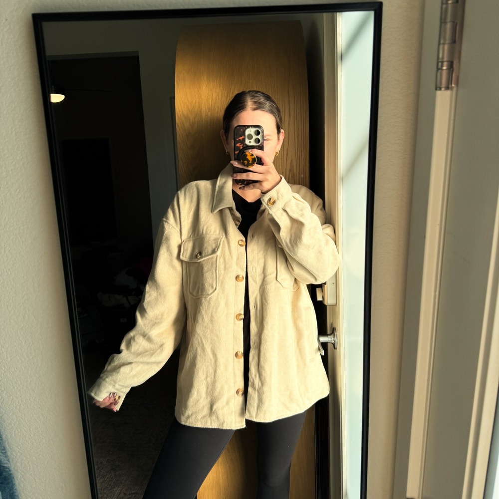 Thread &‎ Supply Beige Shacket